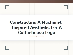 Crafting a Coffeehouse Logo with Industrial Precision