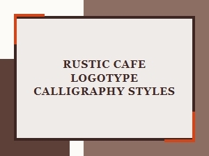 Embracing Rustic Charm in Cafe Calligraphy