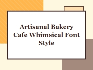 The Artisan's Whimsical Bakery Cafe