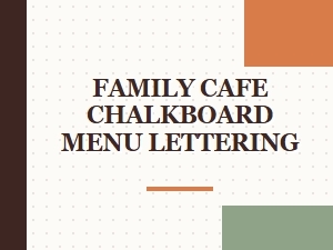 Scribbles & Snacks: Our Chalkboard Cafe Menu
